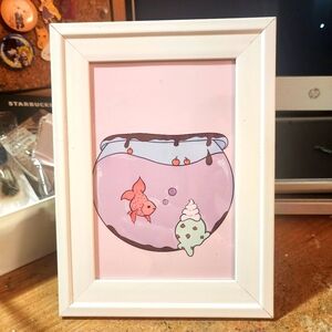 Digital print in frame
